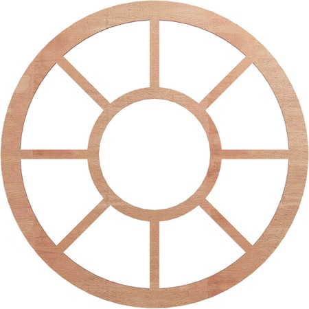 Ekena Millwork Grace Wood Fretwork Pierced Ceiling Medallion, Cherry, 24"OD x 8 3/4"ID x 1/4"T CMWP24X0250GRCH